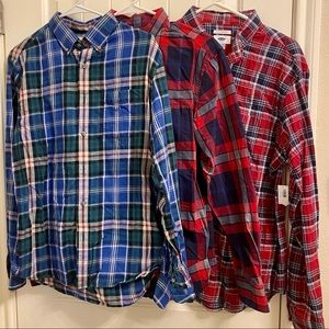 Bundle: 3 long sleeve button ups
